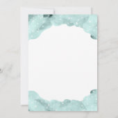 Invitation Baby shower des signes d'astrologie des pics céles (Dos)