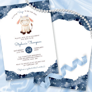 Invitation Baby shower des signes d'astrologie virale céleste