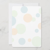 Invitation Baby shower des tortues marines (Dos)