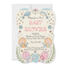 Baby shower d'escargots doux et délicats