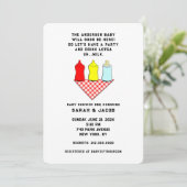 Invitation Baby shower d'été (Debout devant)