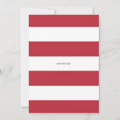 Invitation Baby shower d'été de la trame de baies d'aquarelle (Dos)