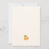 Invitation Baby shower d'été neutre pour les femmes (Dos)