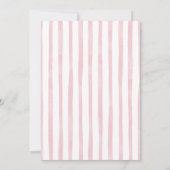 Invitation Baby Shower d'été Pastèque Rose (Dos)