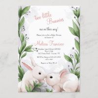 Baby shower Deux Bunnies
