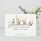 Invitation Baby shower d'Express des bois (Debout devant)