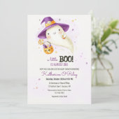 Invitation Baby shower d'Halloween  (Debout devant)