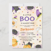 Invitation Baby shower d'Halloween (Devant)
