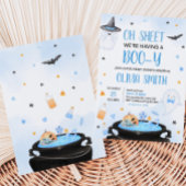 Invitation Baby shower d'Halloween Boo-y