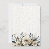 Invitation Baby shower d'Halloween chic 'un bébé brasse' (Dos)