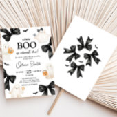Invitation Baby shower d'Halloween de Ghost Little Boo