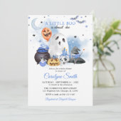 Invitation Baby shower d'Halloween de Little Boo (Debout devant)