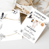 Invitation Baby shower d'Halloween de Little Boo