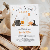 Invitation Baby shower d'Halloween de Little Boo Ghost Citrou