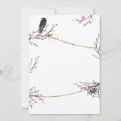 Invitation Baby shower d'Halloween de Little Boo rose (Dos)