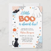 Invitation Baby shower d'Halloween du petit garçon (Devant)