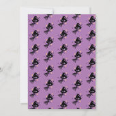 Invitation Baby shower d'Halloween Éffrayant de Witch Cauldro (Dos)