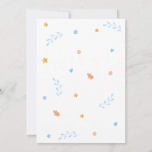 Invitation Baby shower d'Halloween Ghost (Dos)