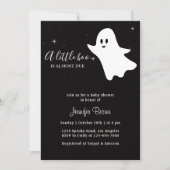Invitation Baby shower d'Halloween Little Boo Cute Ghost (Devant)