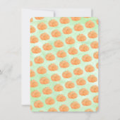Invitation Baby shower d'Halloween Little Citrouille (Dos)