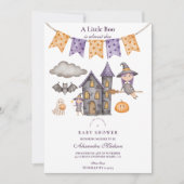 Invitation Baby shower d'Halloween mou (Devant)