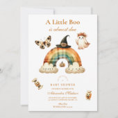 Invitation Baby shower d'Halloween neutre (Devant)