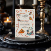 Invitation Baby shower d'Halloween Patchwork