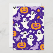 Invitation Baby shower d'Halloween regarder un garçon mignon  (Dos)