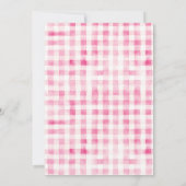 Invitation Baby shower d'Halloween rose (Dos)