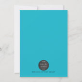 Invitation Baby shower d'hélicoptère (Dos)