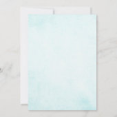 Invitation Baby shower d'hiver (Dos)