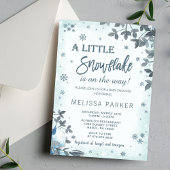 Invitation Baby shower d'hiver