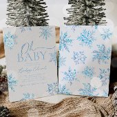 Invitation Baby shower d'hiver