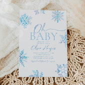Invitation Baby shower d'hiver