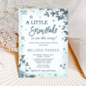 Invitation Baby shower d'hiver