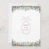 Invitation Baby shower d'hiver (Dos)