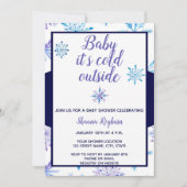 Invitation Baby shower d'hiver (Devant)