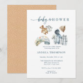 Invitation Baby shower d'hiver (Devant / Derrière)