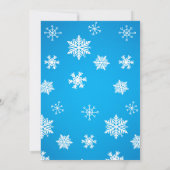 Invitation Baby shower d'hiver de bébé Penguin (Dos)