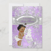 Invitation Baby shower d'hiver de Princess (Devant)