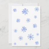 Invitation Baby shower d'hiver de Santa hat (Dos)