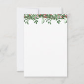 Invitation Baby shower d'hiver père Noël Baby Gold Snowflake (Dos)