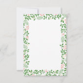 Invitation Baby shower d'hiver père Noël Baby Gold Snowflakes (Dos)