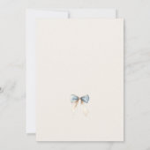 Invitation Baby shower d'hiver Teddy Bear (Dos)