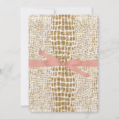 Invitation baby shower d'impression Gold Glam Faux Parties sc (Devant)