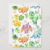 Invitation Baby shower Dinosaur (Dos)