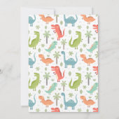 Invitation Baby shower Dinosaur (Dos)