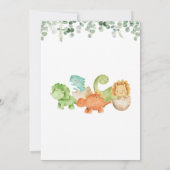 Invitation Baby shower Dinosaur (Dos)