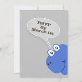Invitation Baby shower Dinosaur (Dos)