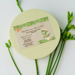 Invitation Baby shower Dinosaur